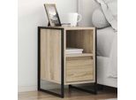 Vidaxl Comodino 2 Pezzi Sonoma 39,5 X 30 X 50 Cm Materiale A Base Di Legno