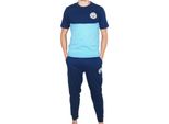 Manchester City Fc - Pigiama "Premium"" Con Pantaloni Lunghi Da Uomo GF986 (Xxl) (Blu Scuro)"