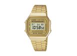 Chronograph Casio Vintage, Gold (Goldfarben, Goldfarben), Armbanduhren, Damen, Chronograph, Quarzuhr, Armbanduhr, Damenuhr, Herrenuhr, Digitaluhr,Edelstahlarmband