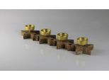 Adventsleuchter Am Design "Aus Holz", Braun, B:42Cm H:10Cm, Aluminium, Holzwerkstoff, Kerzenhalter, Bxh: 42X10 Cm