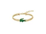 Armband Lacoste "Arthor", Gold (Gelbgoldfarben, GrüN), ArmbäNder, Herren, 22Cm, Edelstahl, Armband, Mit Emaille