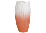 Tischvase GOEBEL Vase Spirulina, rot, B:8cm H:16,5cm T:8cm, Porzellan, Vasen