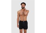 Boxershorts Lousy Livin "Plain 5 Pack Boxershorts", Herren, Gr. L, Schwarz, 100% Baumwolle, Unterhosen, 5Er-Pack Mit Lockerem Schnitt