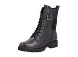 SchnüRstiefelette Remonte "Remonte Stiefelette Glattleder", Damen, Gr. 39, Schwarz, Glattleder, Schuhe SchnüRstiefelette
