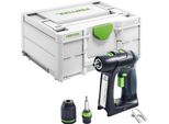 Festool C 18 Basic Trapano Avvitatore A Batteria 18V / 45Nm / Brushless + Valigetta Systainer ( 576434 ) ( Successore Del 574737 ) - Senza Batteria, Senza Caricabatterie