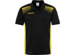 Uhlsport Goal Polo Uomo Nero/Giallo Lime S