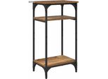 Syfax™ Tavolo Laterale Legno Vecchio 40 X 30 X 75 Cm Legno Multistrato