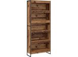 Syfax™ Armadio Per Libri 2 Pcs Legno Vecchio 80 X 30 X 155 Cm