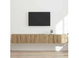 Syfax™ Mobile Tv Da Parete 2 Pcs Rovere Artigianale 98 X 31 X 29,5 Cm