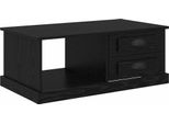 Syfax™ Tavolino Da Salotto Con Cassetto Rovere Nero 90 X 50 X 35 Cm