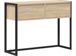 Syfax™ Tavolino Con Cassetto Sonoma 100 X 36 X 75 Cm Legno Multistrato