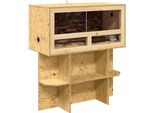 Vidaxl Terrario Marrone 80 X 40 X 90 Cm Osb