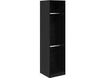 Vidaxl Armadio Con Ripiano In Rovere Nero 50 X 50 X 200 Cm