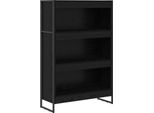 Syfax™ Armadio Per Libri Rovere Nero 80 X 30 X 155 Cm