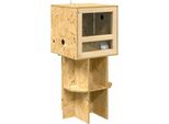 Vidaxl Terrario Marrone 40 X 40 X 90 Cm Osb