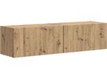 Syfax™ Mobile Tv Da Parete 2 Pcs Rovere Artigianale 60 X 31 X 29.5 Cm