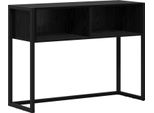 Syfax™ Tavolino Rovere Nero 100 X 36 X 75 Cm Legno Multistrato