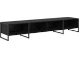 Syfax™ Mobile Tv Rovere Nero 170,5 X 36 X 30,5 Cm Legno Multistrato