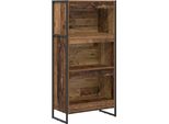 Vidaxl Libreria In Legno Vecchio 80 X 30 X 155 Cm Materiale A Base Di Legno
