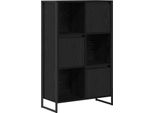 Syfax™ Armadio Per Libri Rovere Nero 68 X 30 X 108.5 Cm