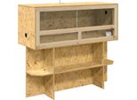 Vidaxl Terrario Marrone 100 X 40 X 90 Cm Osb