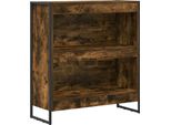 Syfax™ Armadio Per Libri Quercia Fumosa 80 X 30 X 155 Cm