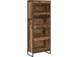 Vidaxl Libreria In Legno Vecchio 80 X 30 X 155 Cm Materiale A Base Di Legno