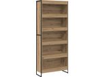 Syfax™ Armadio Per Libri 2 Pcs Rovere Artigianale 80 X 30 X 155 Cm