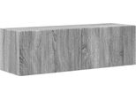 Syfax™ Mobile Tv Da Parete Grigio Sonoma 98 X 31 X 29,5 Cm