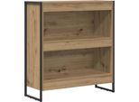 Syfax™ Armadio Per Libri Rovere Artigianale 80 X 30 X 155 Cm