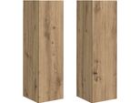 Syfax™ Mobile Tv Da Parete 2 Pcs Rovere Artigianale 30 X 31 X 100 Cm