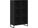 Syfax™ Armadio Per Libri Rovere Nero 99.5 X 30 X 108.5 Cm