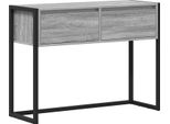 Syfax™ Tavolino Grigio Sonoma 100 X 36 X 75 Cm Legno Multistrato