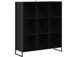 Syfax™ Armadio Per Libri Rovere Nero 99.5 X 30 X 108.5 Cm