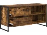 Syfax™ Mobile Tv Quercia Fumosa 100 X 36 X 49,5 Cm Legno Multistrato