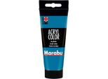 Vernice Acrilica Marabu "Acrylcolor"", Blu Ciano, 100 Ml"