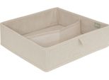 5 Five Simply Smart - Cassetto Portaoggetti "Groomy"" 2 Scomparti Beige 36X36Cm"