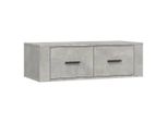Syfax™ Mobile Tv Pensile Grigio Cemento 80X36X25 Cm Legno Multistrato