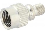 Contec Dutch Classic Presta/Schrader Ventiladapter Silber Silber Taglia Unica