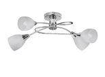 Lampada Da Soffitto E14 4X60W Colore Cromo 2598 Amy Rabalux