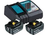 Batteria Ricaricabile Makita Kit Di Alimentazione 18 V / 6,0 Ah 18V - Li-Ion - 6 Ah