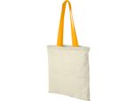 Borsa Per La Spesa In Cotone Bullet Nevada PF1362 (38 X 42 Cm) (Naturale/Arancione)