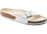 Birkenstock Sandalo Madrid Bianco Birko-Flor Normale Unisex