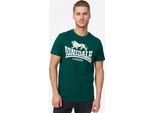 T-Shirt Uomo Regular Fit Logo Bottle Green S Lonsdale