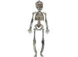 Scheletro Appeso Decorazione Halloween Grigio 30Cm - Taglia Unica
