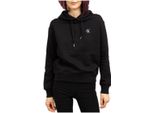 Calvin Klein Jeans - Felpa Donna Con Cappuccio E Logo - Taglia L