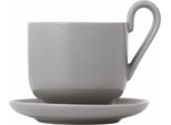Blomus Set 2 Tazze Da Espresso Ro Mourning Dove, Tazze Da Caffè, Tazze, Porcellana, 80 Ml, 64138
