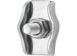 Morsetto Per Corda Simplex Oem Marine In Acciaio Inox Argento 3 Mm Argento 3 Mm