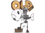 Hotspot Design Old School Sticker Bianco 15X13 Cm Bianco 15X13 Cm