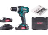 Trapano A Batteria Nac CDB2-LI-20V 2X2Ah